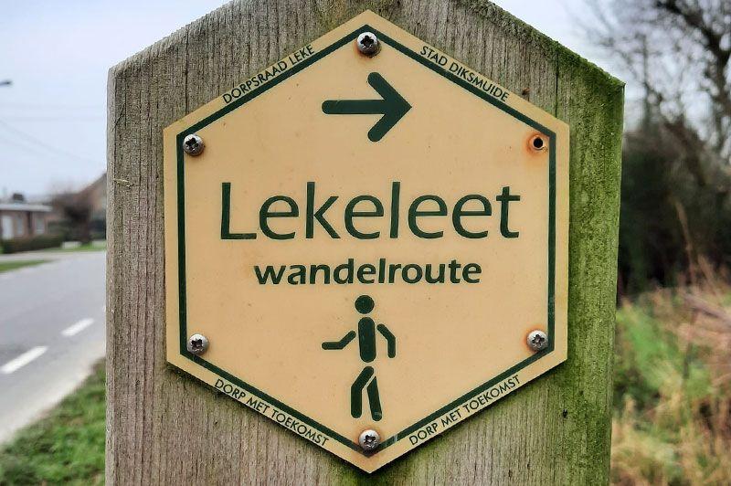 Lekeleet wandelroute