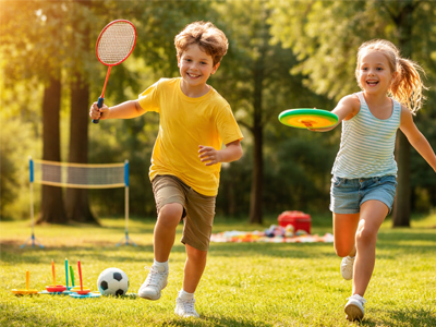 Actief buiten met het buitenspeelgoed van vidaXL