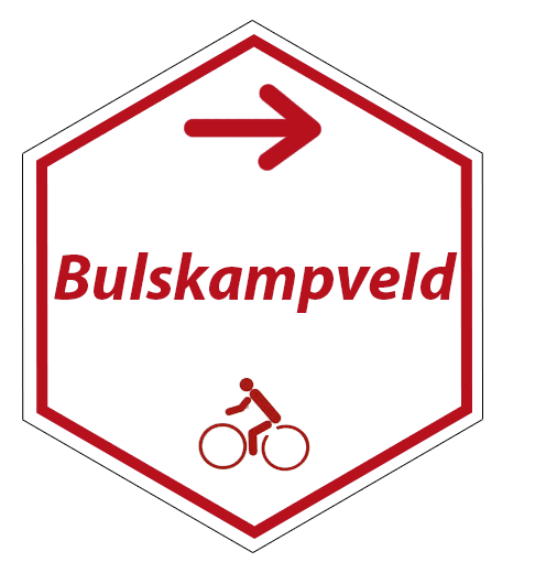 Routebordje Bulskampveldfietsroute