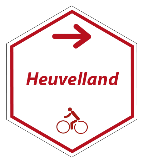 Routebordje Heuvellandfietsroute