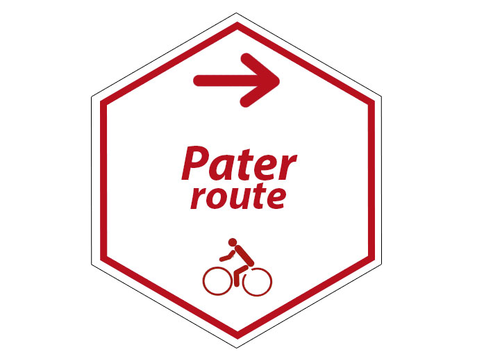Routebordje Pater fietsroute