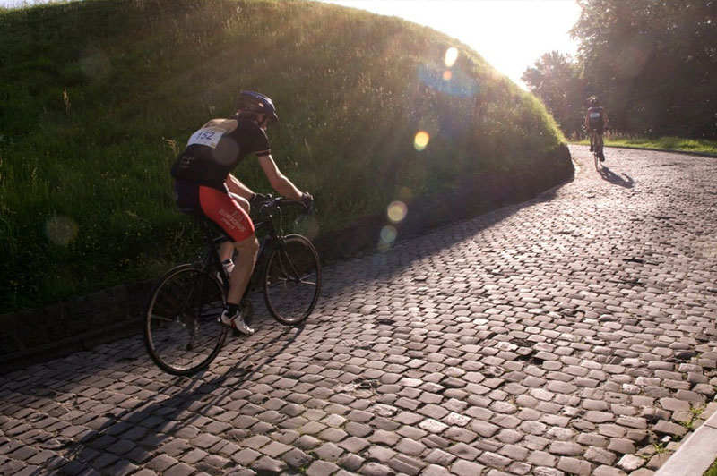  Ronde van Vlaanderen fietsroute rode lus in Oudenaarde