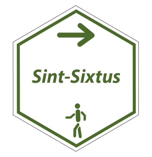 Routebordje Sint-Sixtuswandelroute