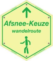 Routebordje Afsnee-Keuze Wandelroute