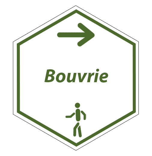 Routebordje Bouvriewandelroute
