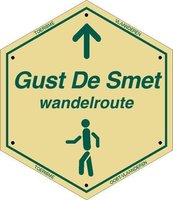 Routebordje Gust De Smetwandelroute