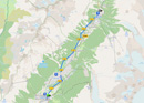 Kaart Chamonix Argentière