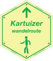 Routebordje Kartuizer Wandelroute