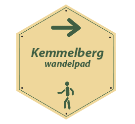 Routebordje Kemmelbergwandelroute