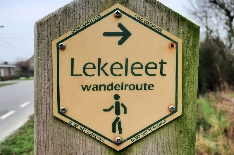 Lekeleet wandelroute in Diksmuide