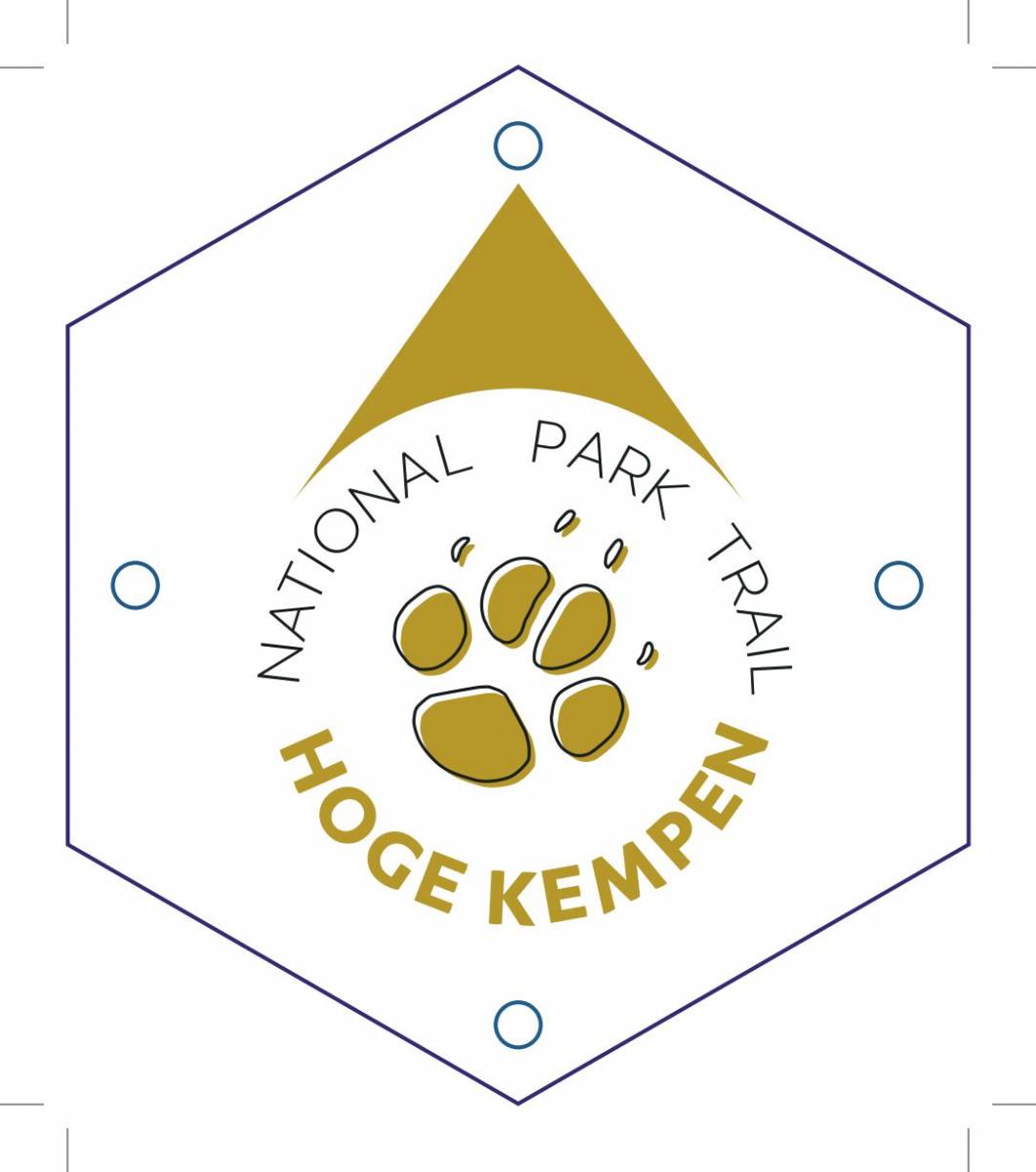Routebordje Nationaal park Hoge Kempen - Etappe 5: Thorpark - Kattevennen