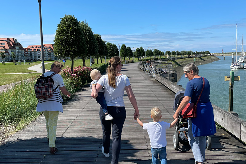 Stad en haven in Nieuwpoort