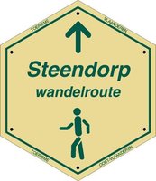 Routebordje Steendorp Wandelroute