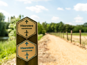Vlasroters Wandelroute Lus 2 - Rood